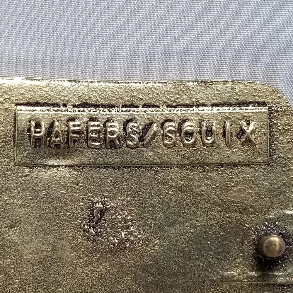 Belt Buckle Sioux Souix Hafer's Inc. Native American Indian Chief Limited Editio